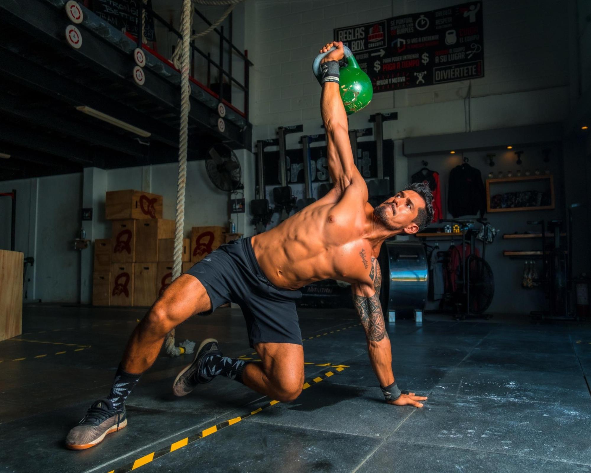 Man lifting weight