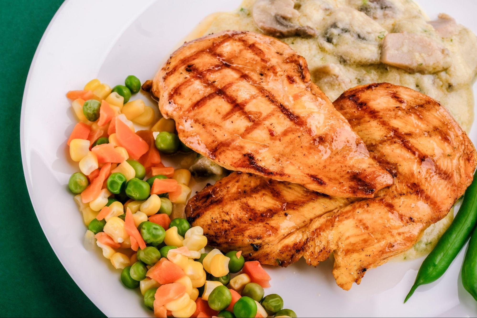 high protein meal