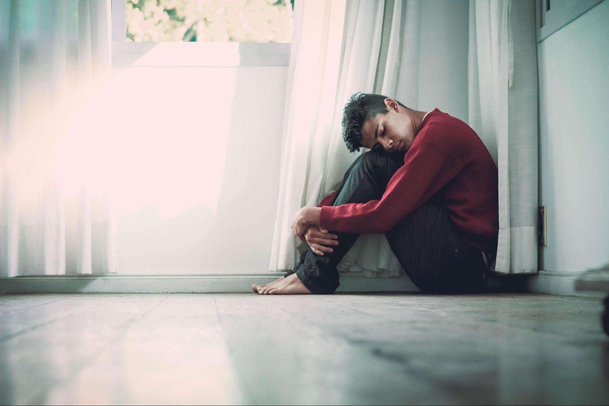 person with insomnia
