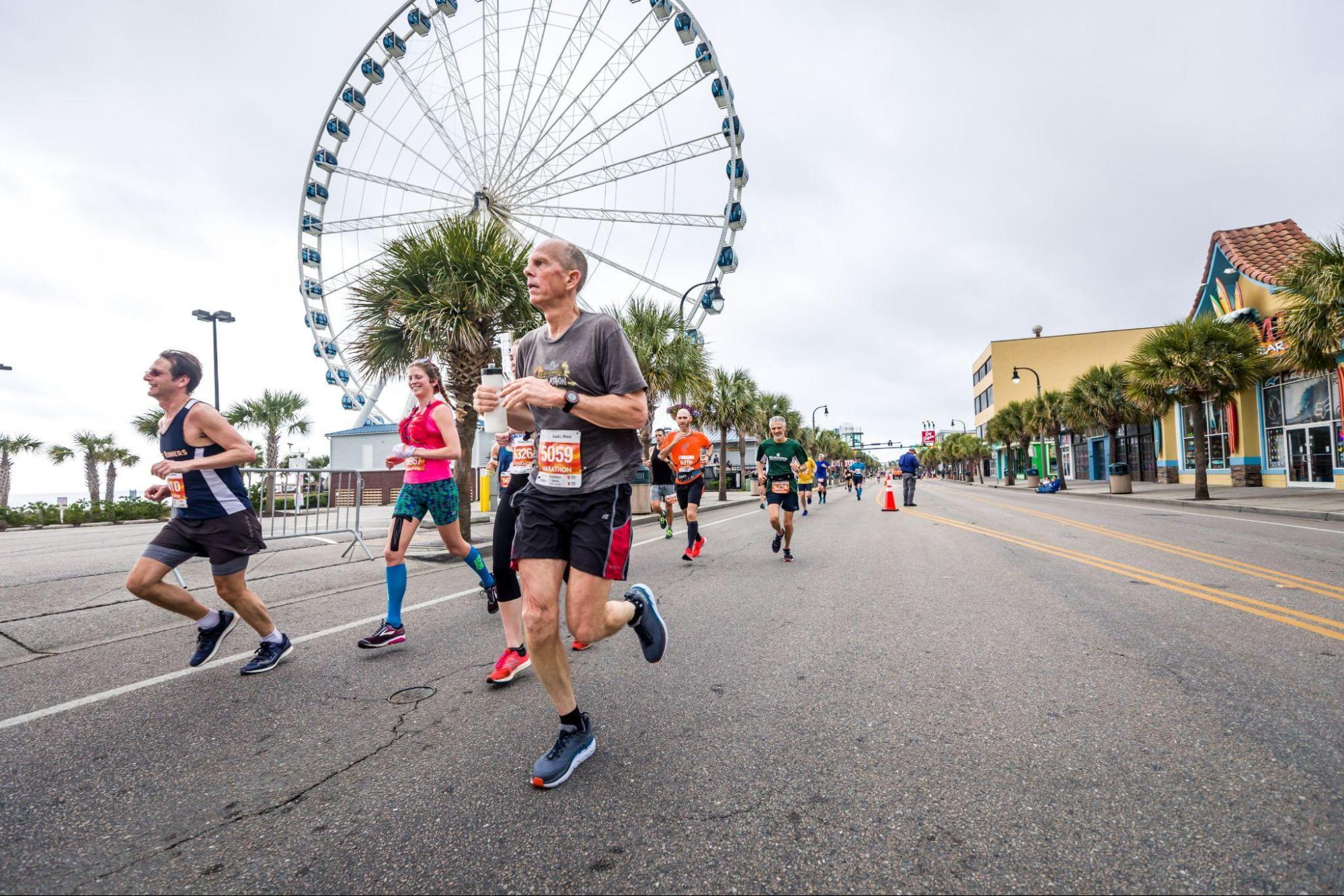 people running