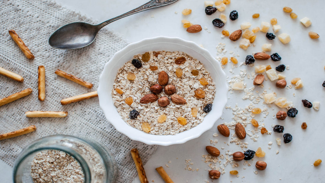 bowl of protein oatmeal